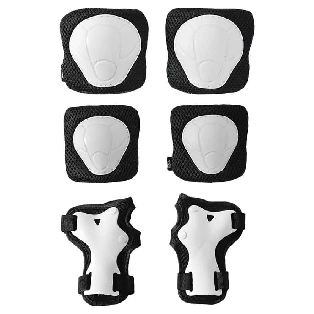 Knee, Elbow & Wrist Protective Gear Set, White, by Mideer, sports, ages 3+
