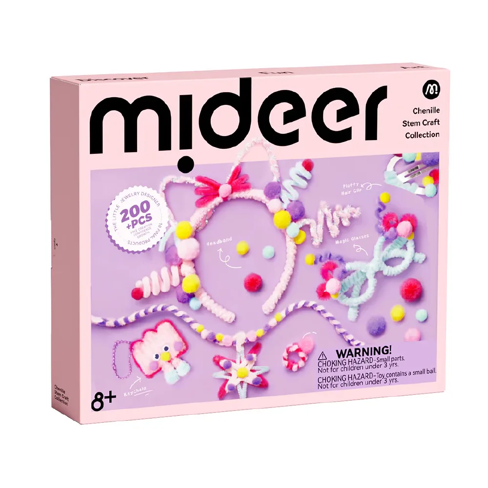 Chenille Stem Craft Collection, by Mideer, craft kits and accessories, ages 8+