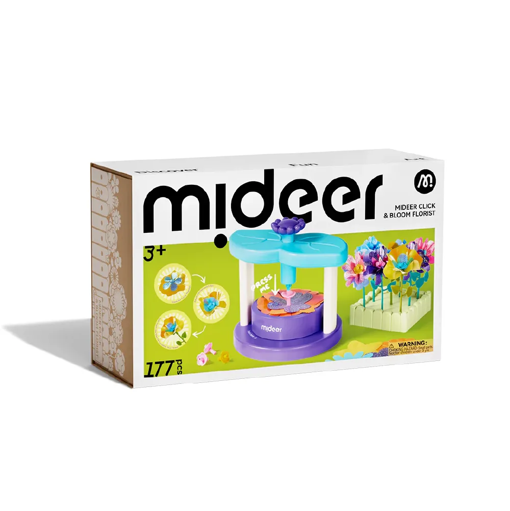 Click & Bloom Florist, by Mideer, craft kits and accessories, ages 3+
