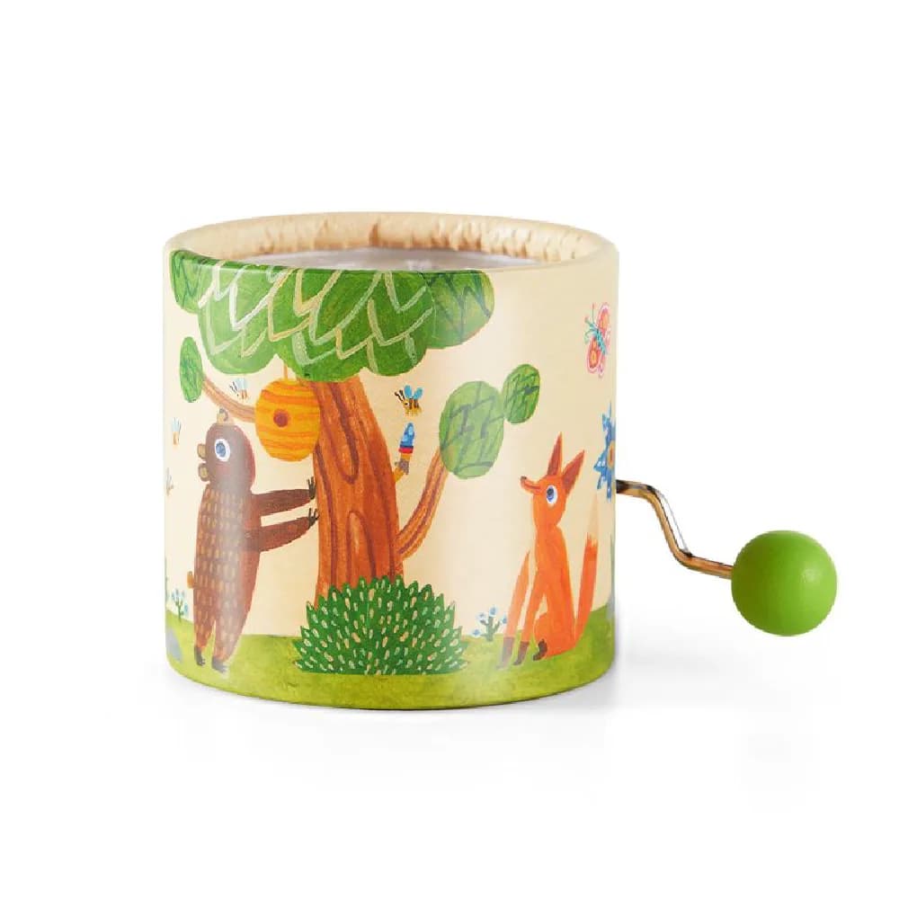 Hand Crank Music Box, A Day In The Zoo, by Mideer, music, 12 months+