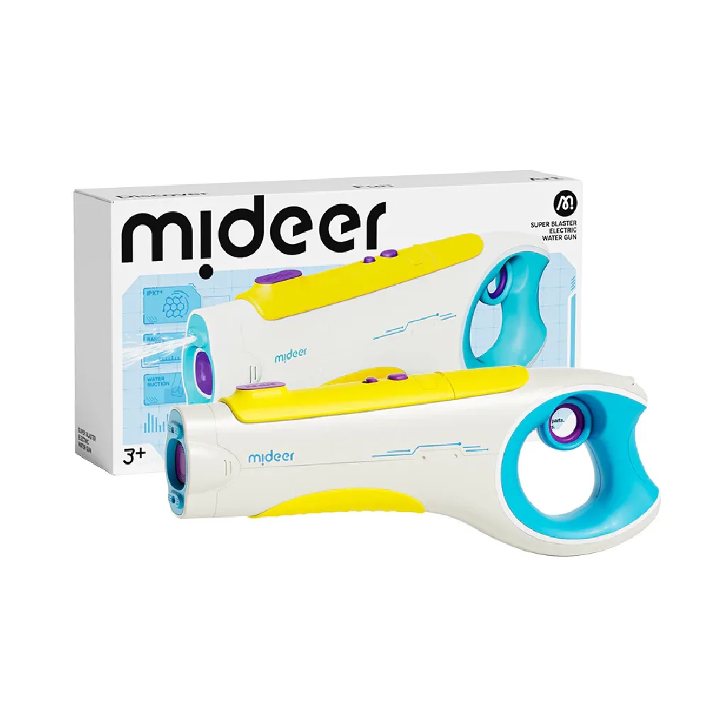 Electric Water Blaster, Yellow and Blue, by Mideer, blasters and water guns, ages 3+