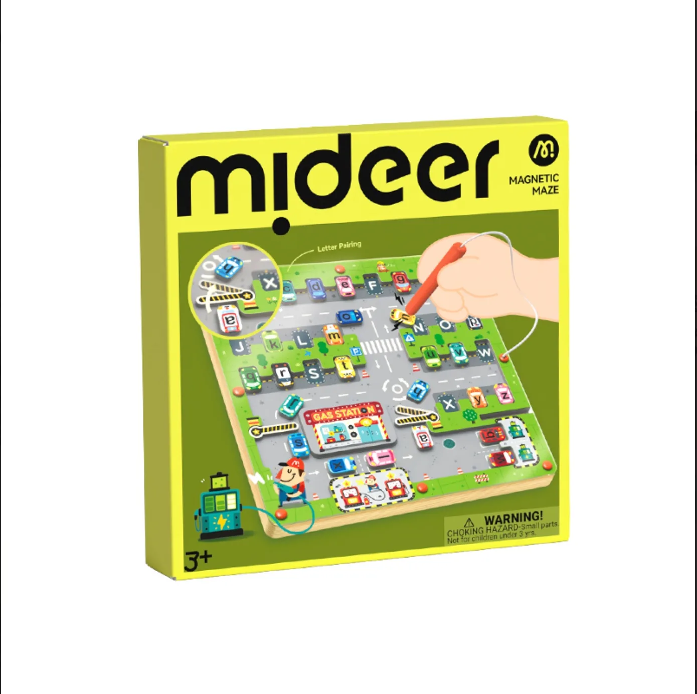 Magnetic Maze, Parking Lot, by Mideer, magnetic