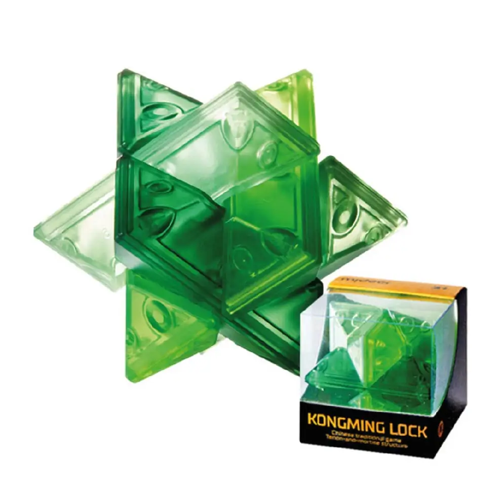 Kongming Lock-Hexagonal Gem, by Mideer, steam, ages 5+