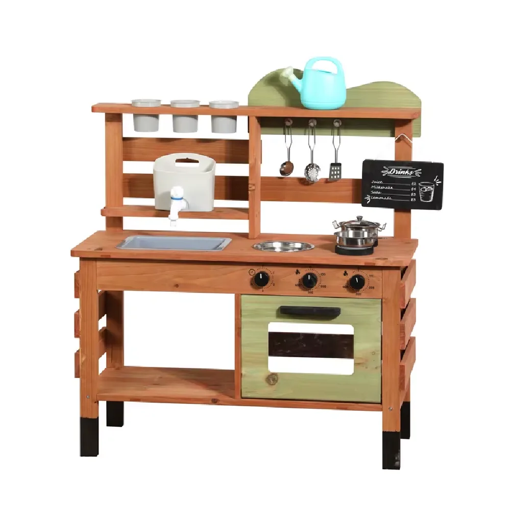 Outdoor Mud Play Kitchen with Removable Sink, by One Elephant, outdoor, ages 1 to 7