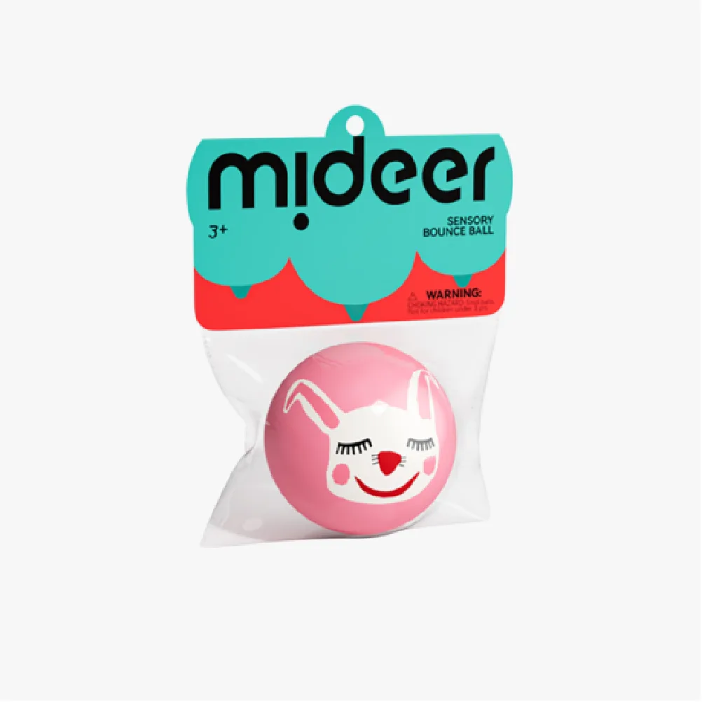 Sensory Bounce Ball, Pink Bunny, by Mideer, sensory