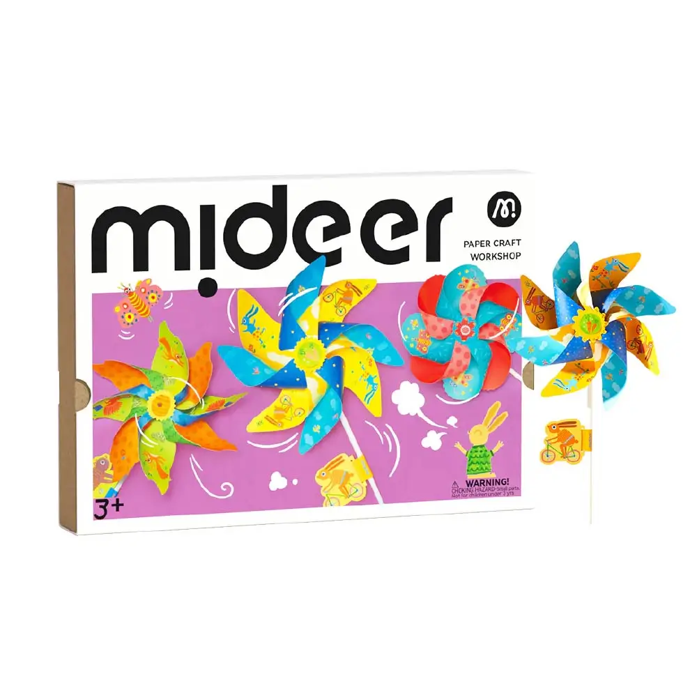 Paper Craft Workshop, Windmill Kingdom, by Mideer, craft, ages 3+