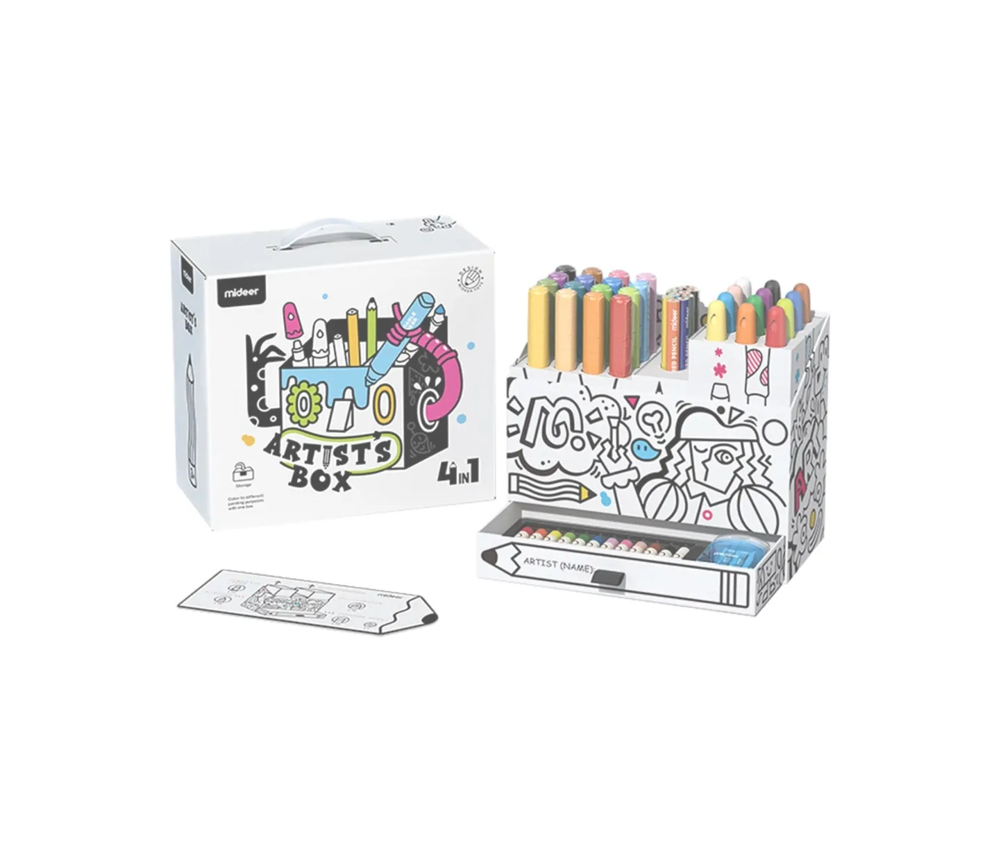 Artist’s Box, by Mideer, coloring and painting, ages 3+