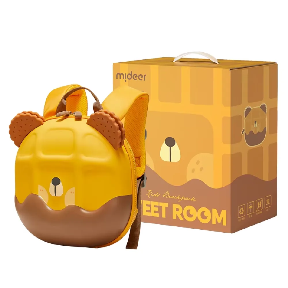 Yellow Sweet Room Kids Backpack, by Mideer, essentials
