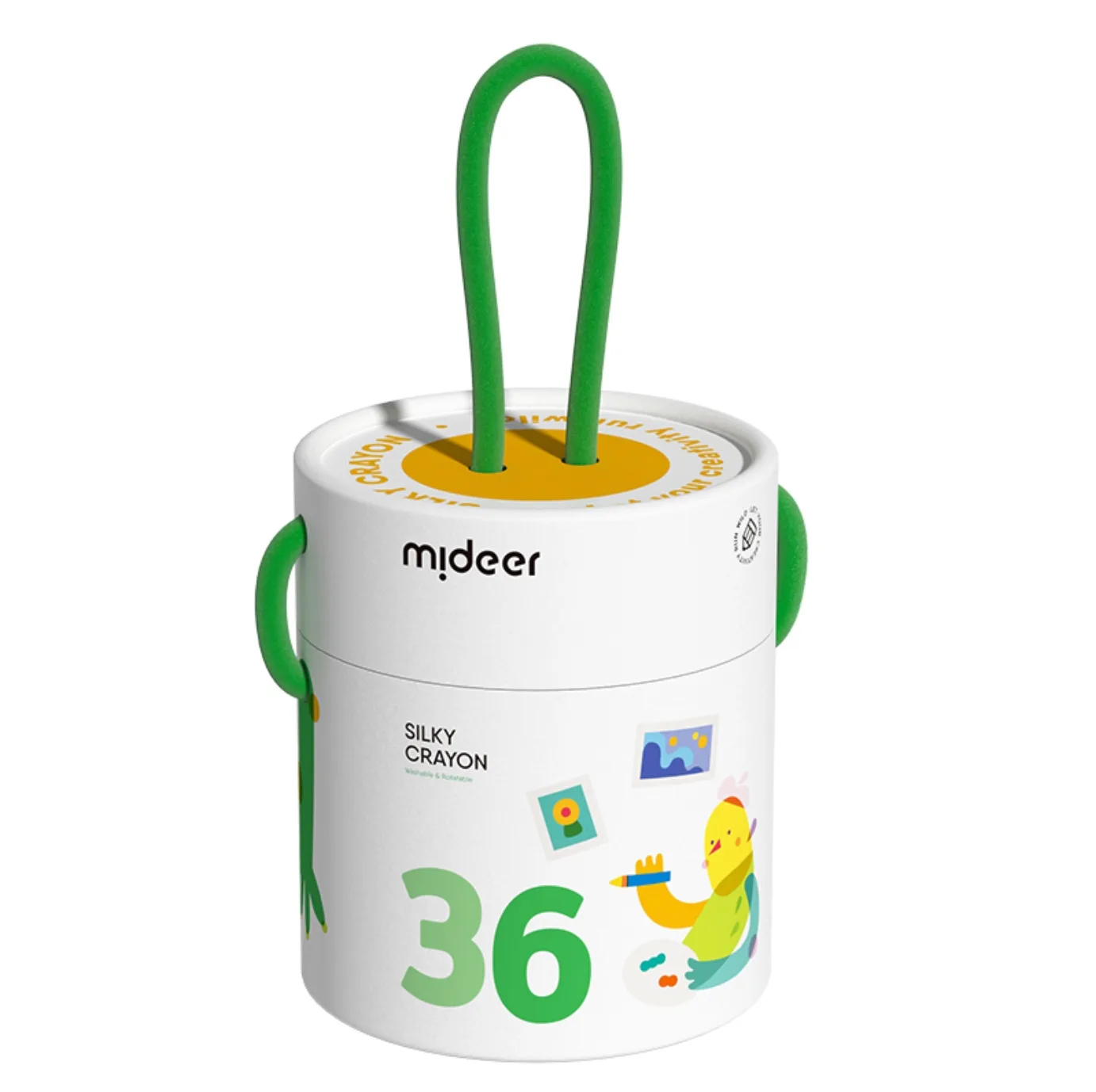 Silky Crayon 36 Colors, by Mideer, coloring and painting, ages 6+