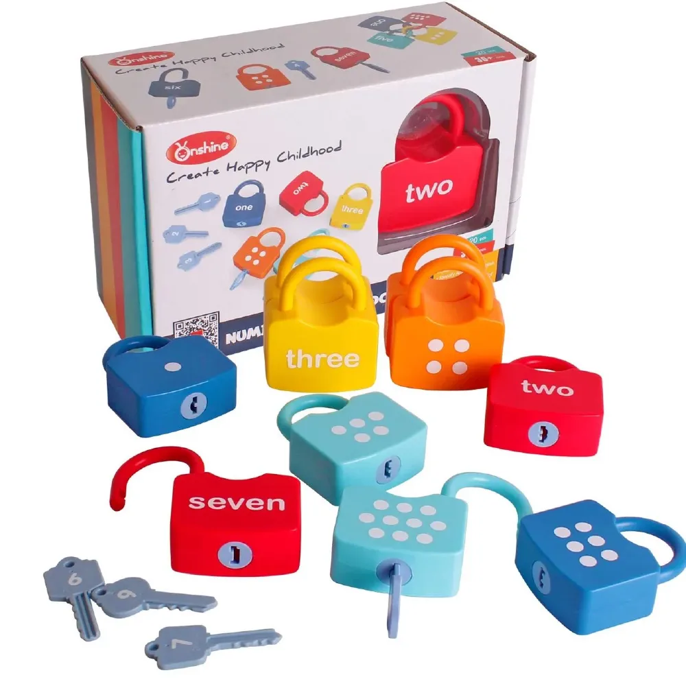 Numbers Learning Locks, by Onshine, educational, ages 3 to 4