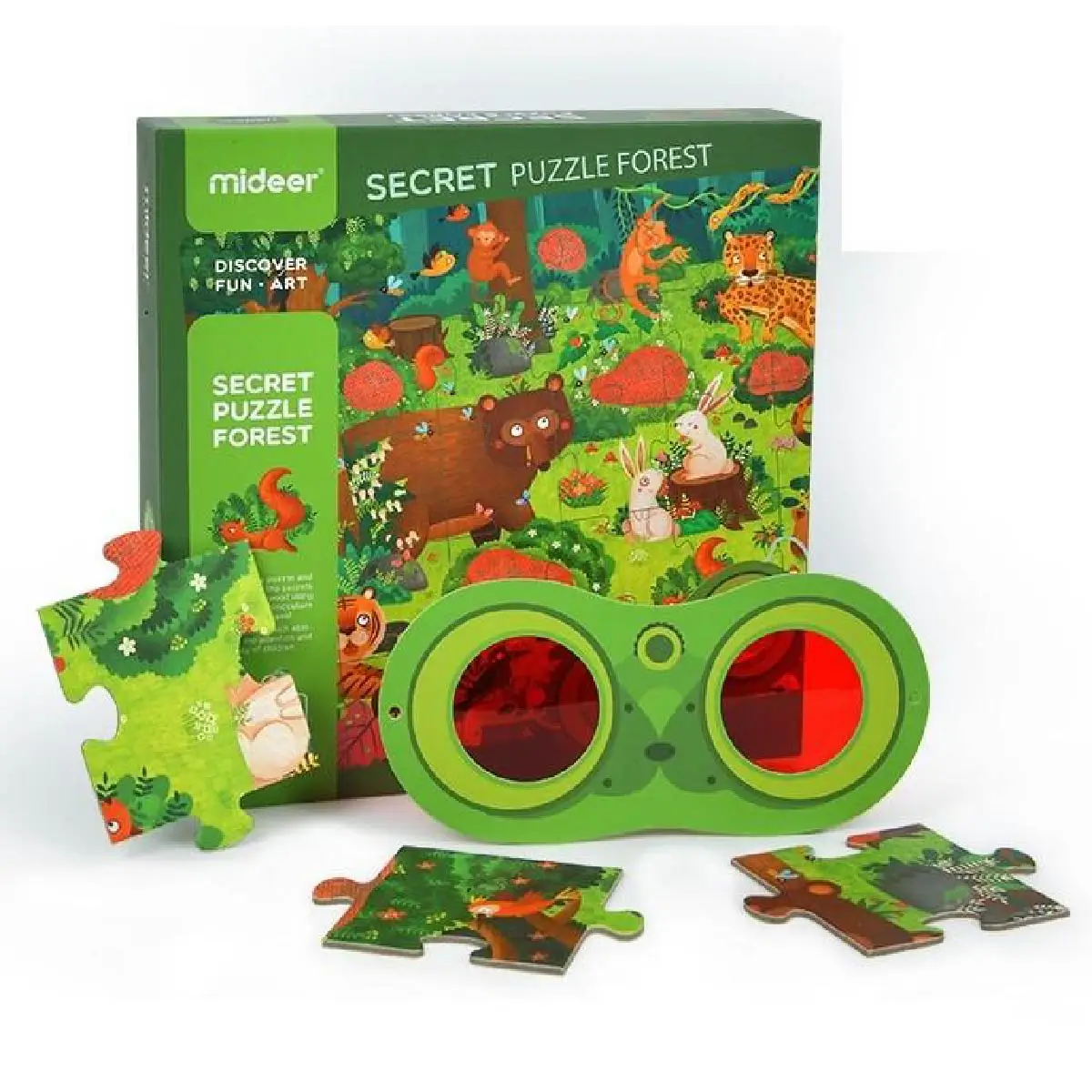 Secret Puzzle Forest, by Mideer, puzzles, ages 3+