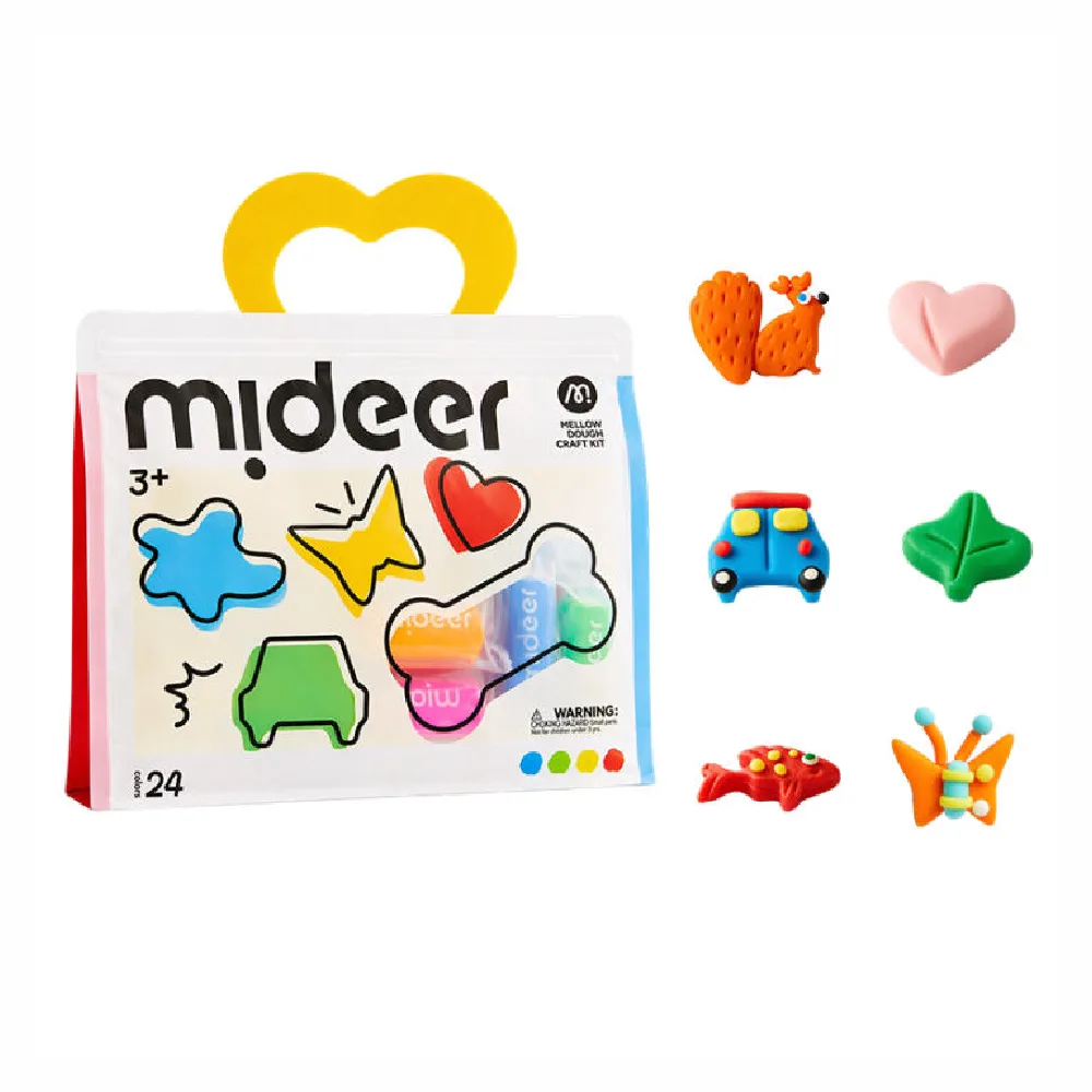 Mellow Dough Craft Kit, 24 colors, by Mideer, dough, ages 3+