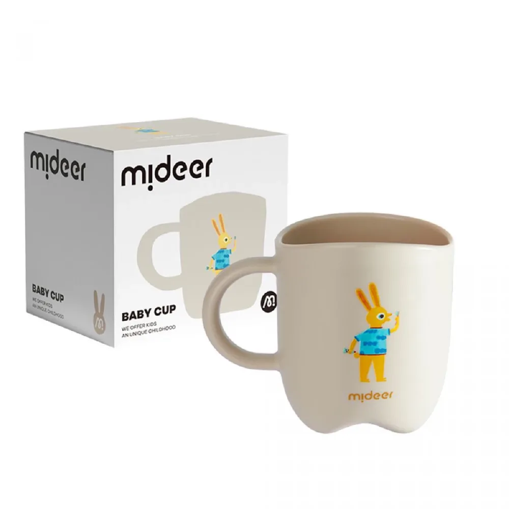 Baby Toothbrush Cup, Forest Brown, by Mideer, accessories, ages 1 to 4