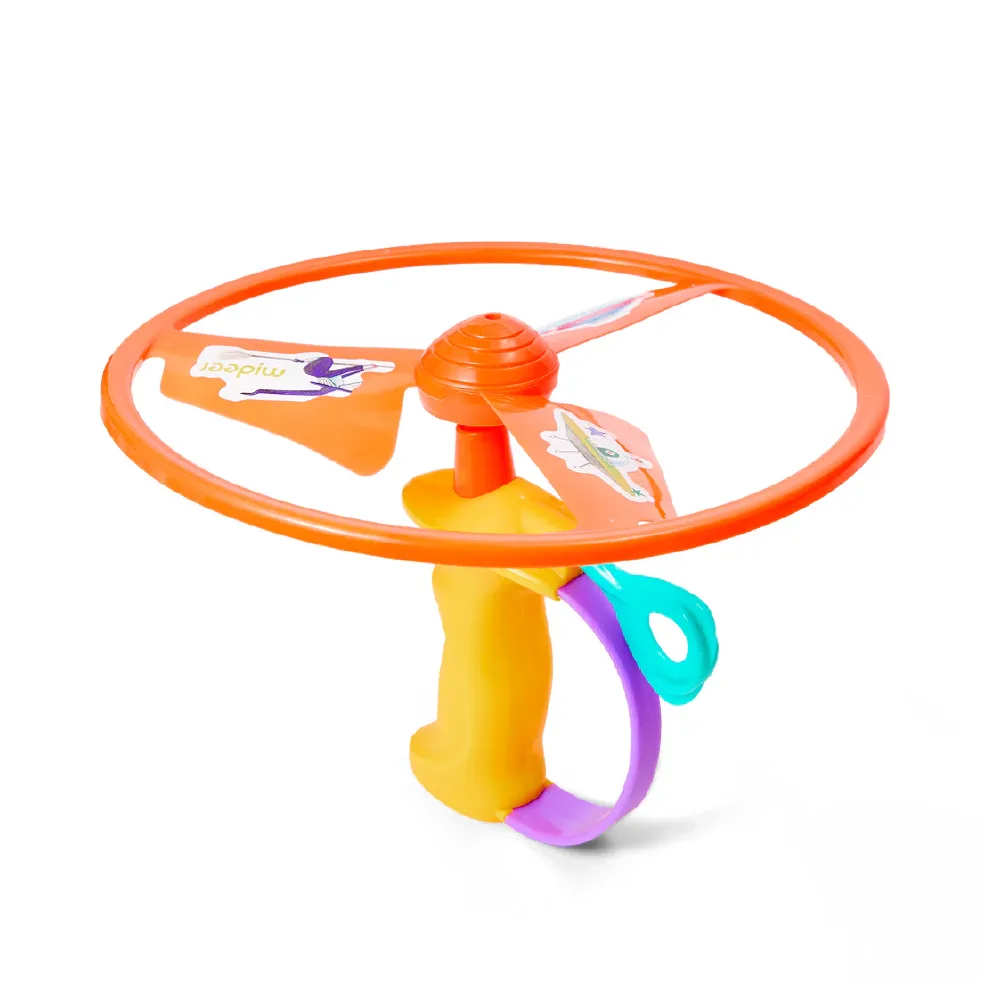 Pull String Flying Propeller, by Mideer, games, ages 3+