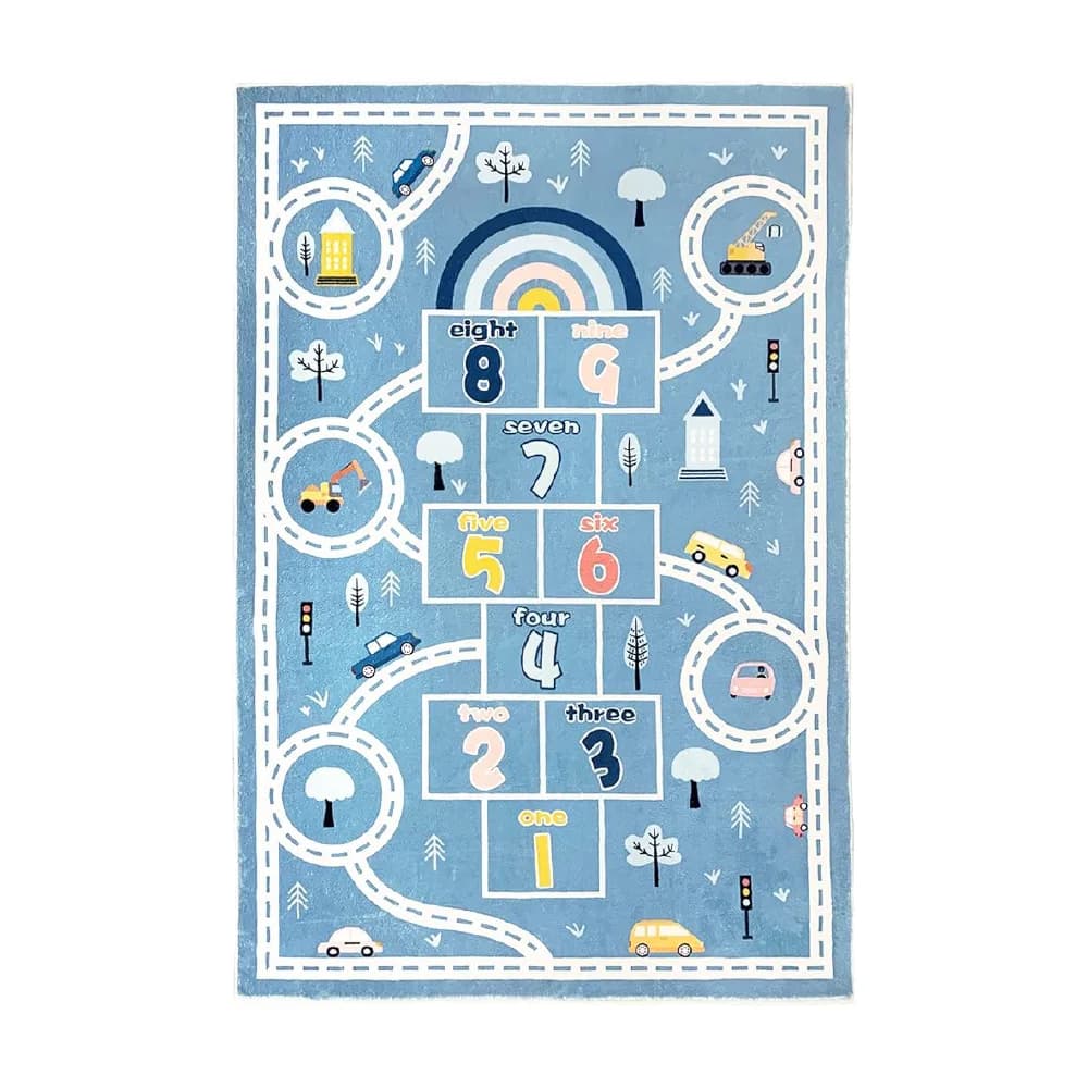 Kids Floor Activity Mat, Blue, accessories, ages 0+