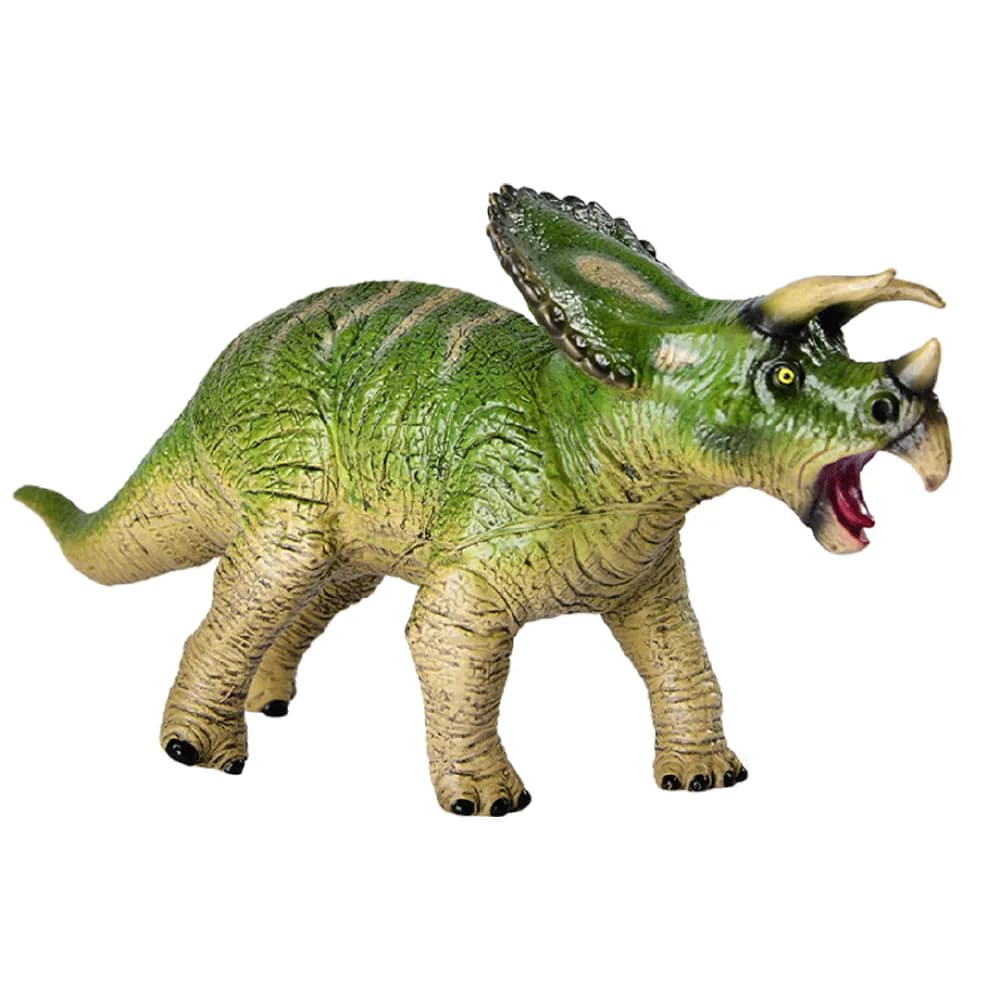 Queen Sized Triceratops Simulated Dinosaur, by Mideer, classic toys, ages 2+