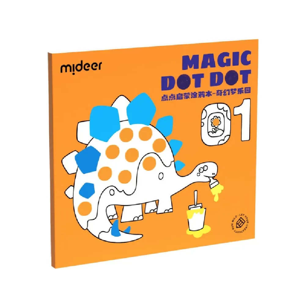 Magic Dot Dot, Dreamland, by Mideer, coloring and painting