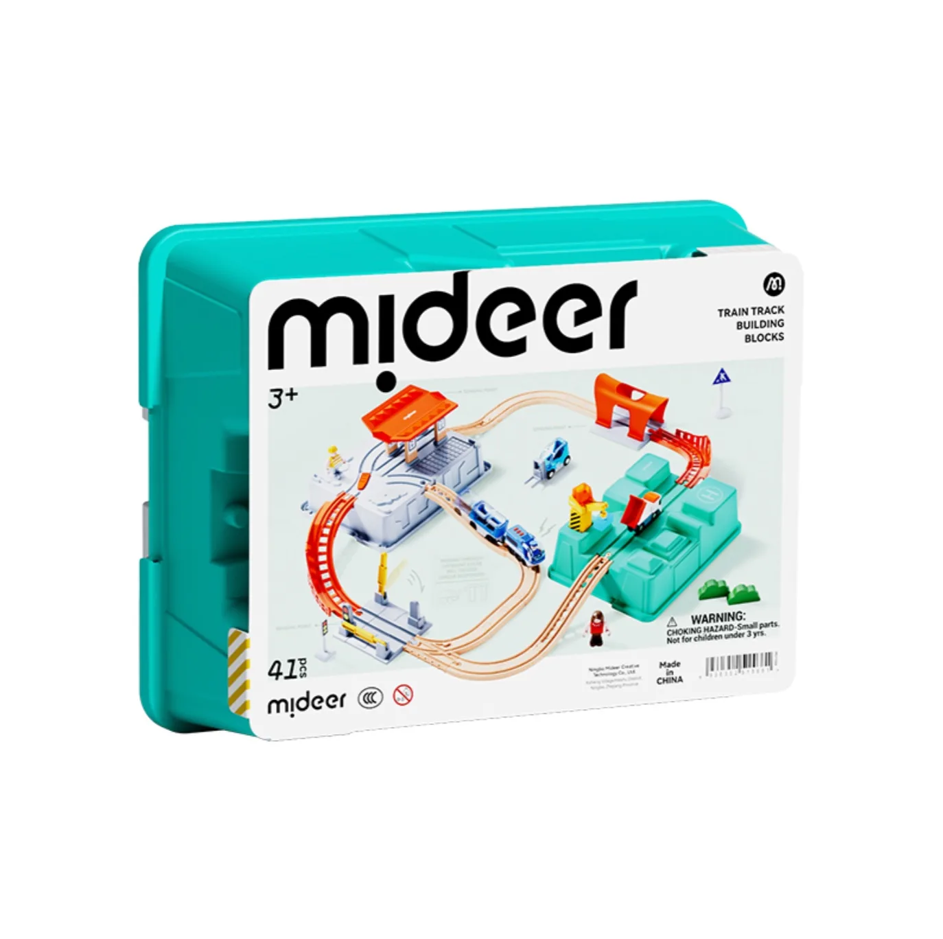 Train Track Building Blocks, Urban Adventure, by Mideer, building blocks, ages 3 to 7
