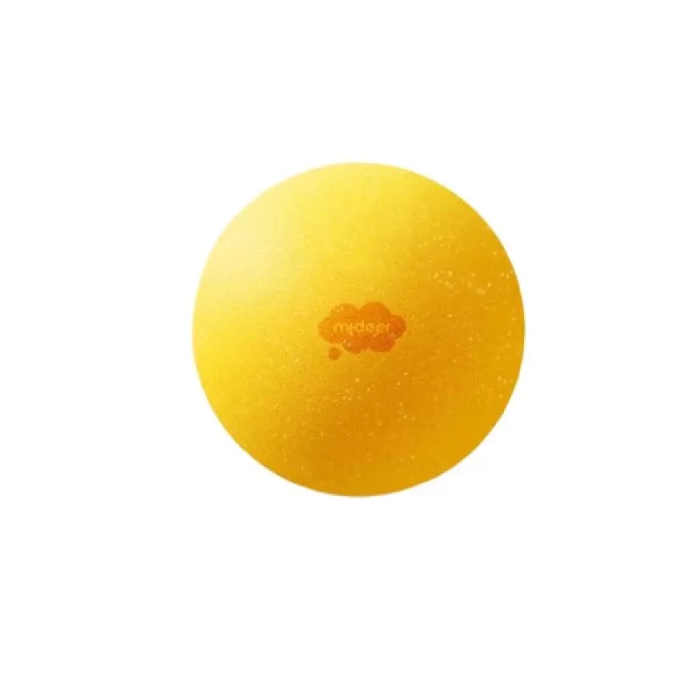 Quiet Fluffy Ball, Sunshine Yellow 20Cm, by Mideer, sports, ages 1 to 7