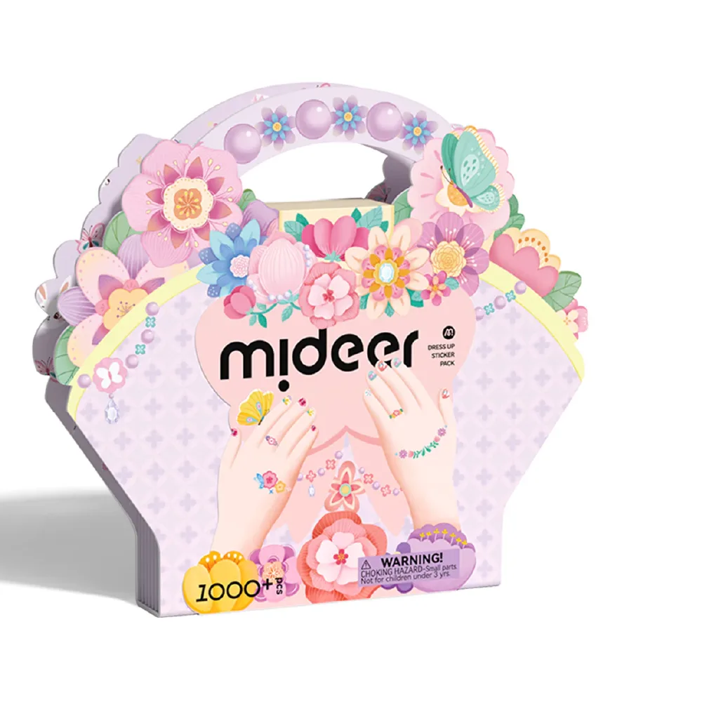 Garden Fairy Dress Up Sticker Pack 1000+Pcs, by Mideer, fashion, ages 3+