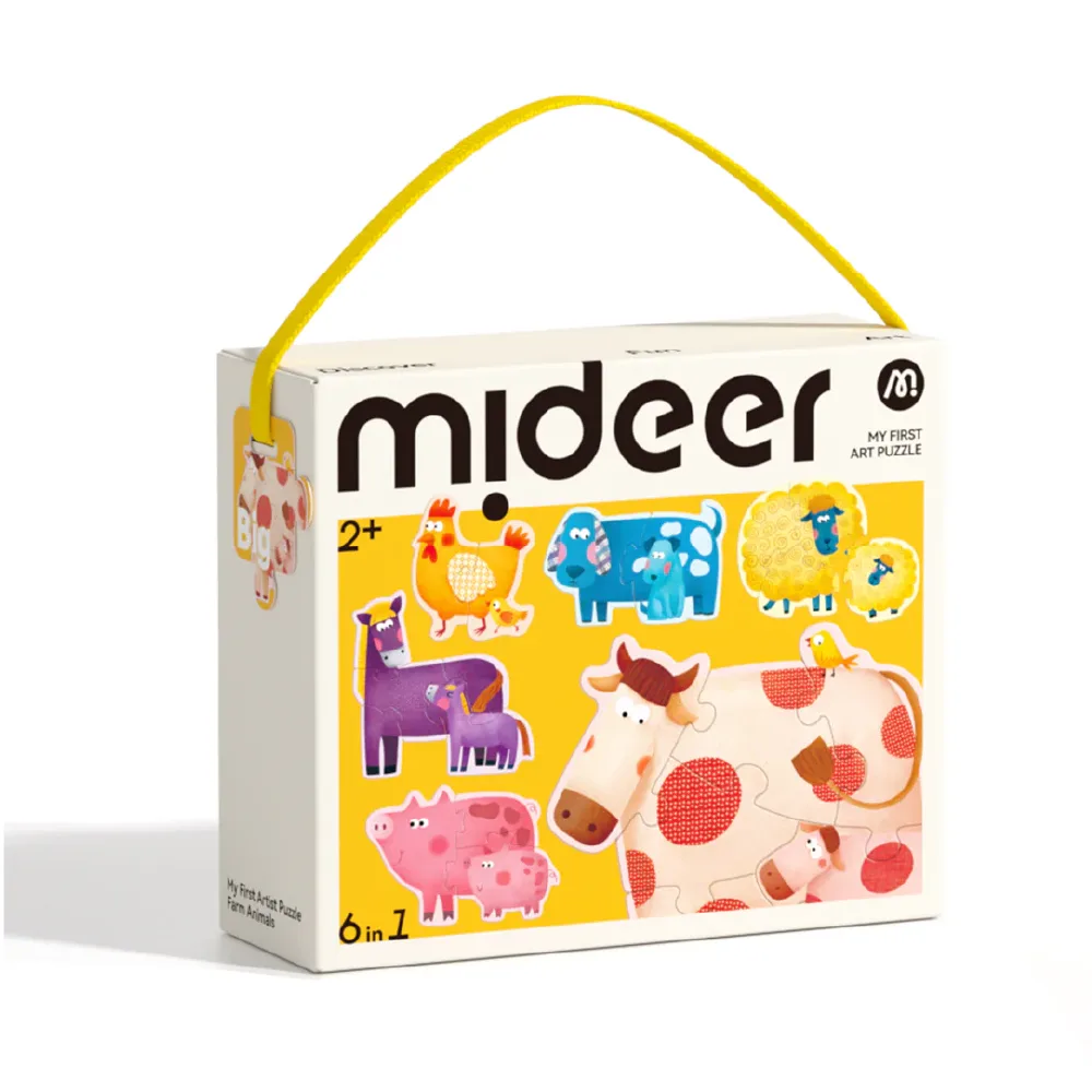 My First Artist Puzzle, Farm Animals, by Mideer, puzzles, ages 2+