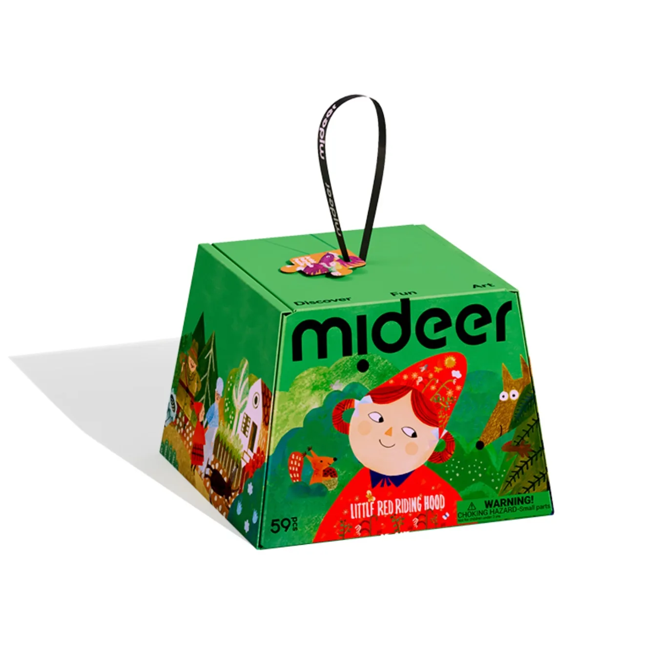 Artist Fairytale Puzzle, Little Red Riding Hood 59P, by Mideer, puzzles, ages 3+