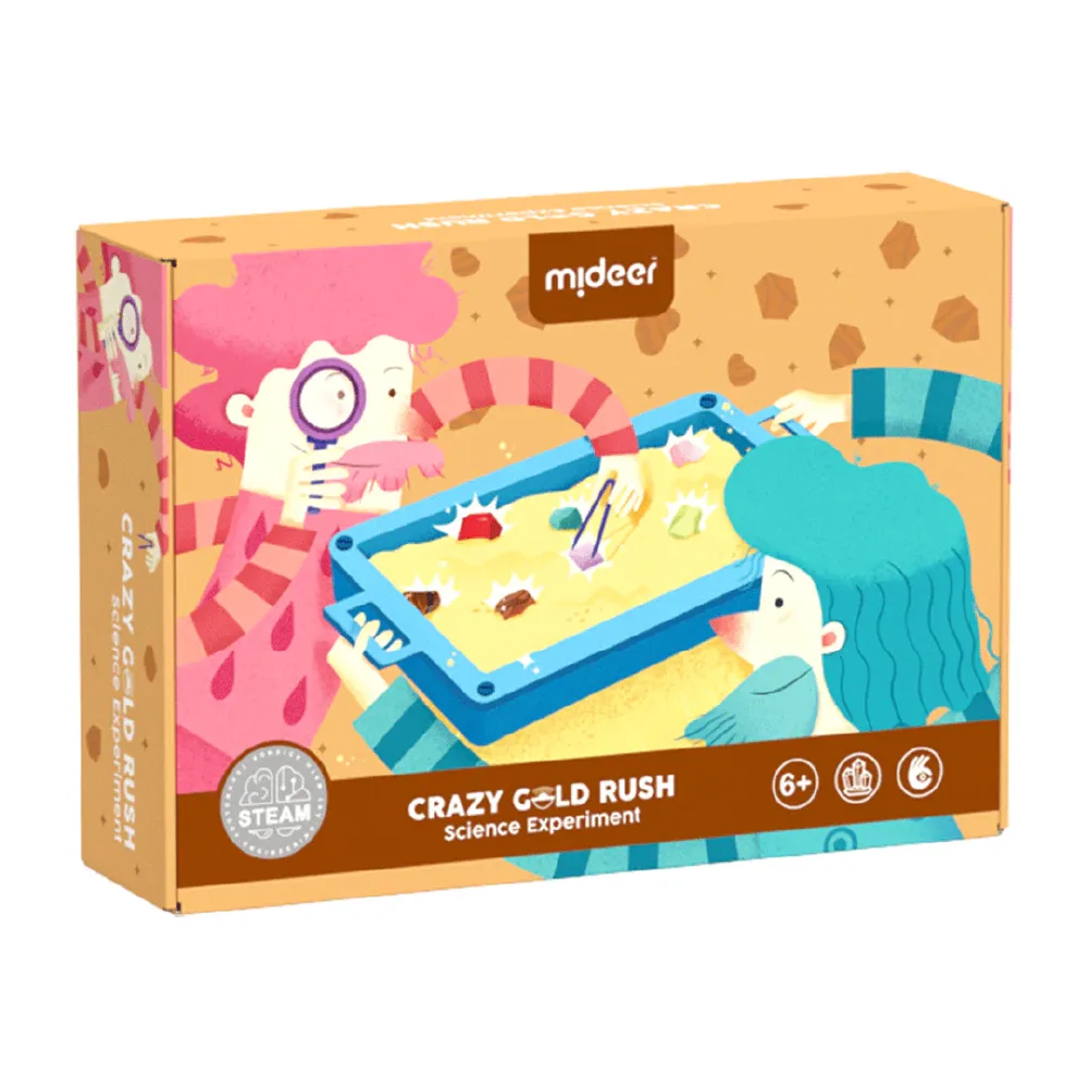 Crazy Gold Rush, by Mideer, stem, ages 6+