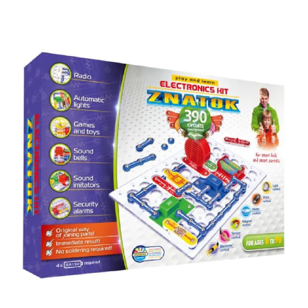 Electronic kit Model #390, by Znatok, electronics, ages 8+