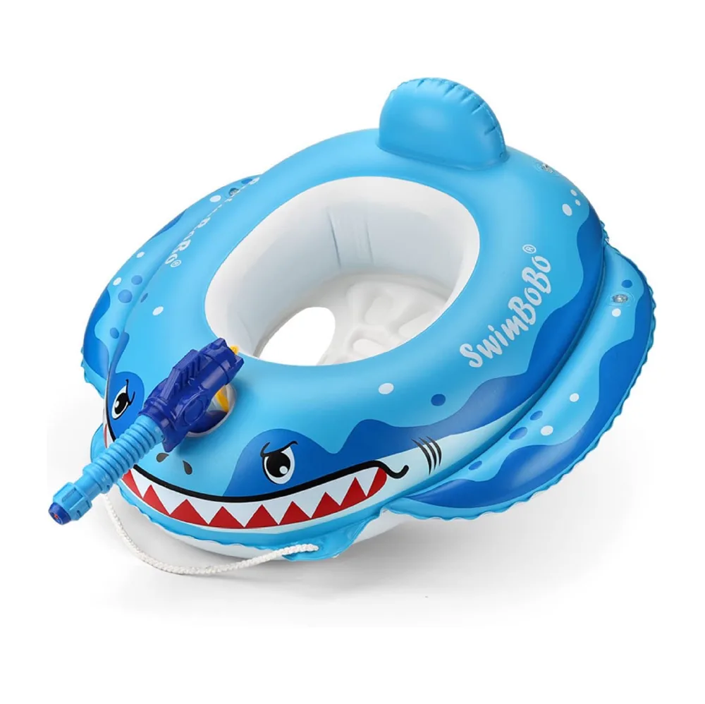 Inflatable Seat Float, Shark, by Swimbobo, summer, ages 3 to 8