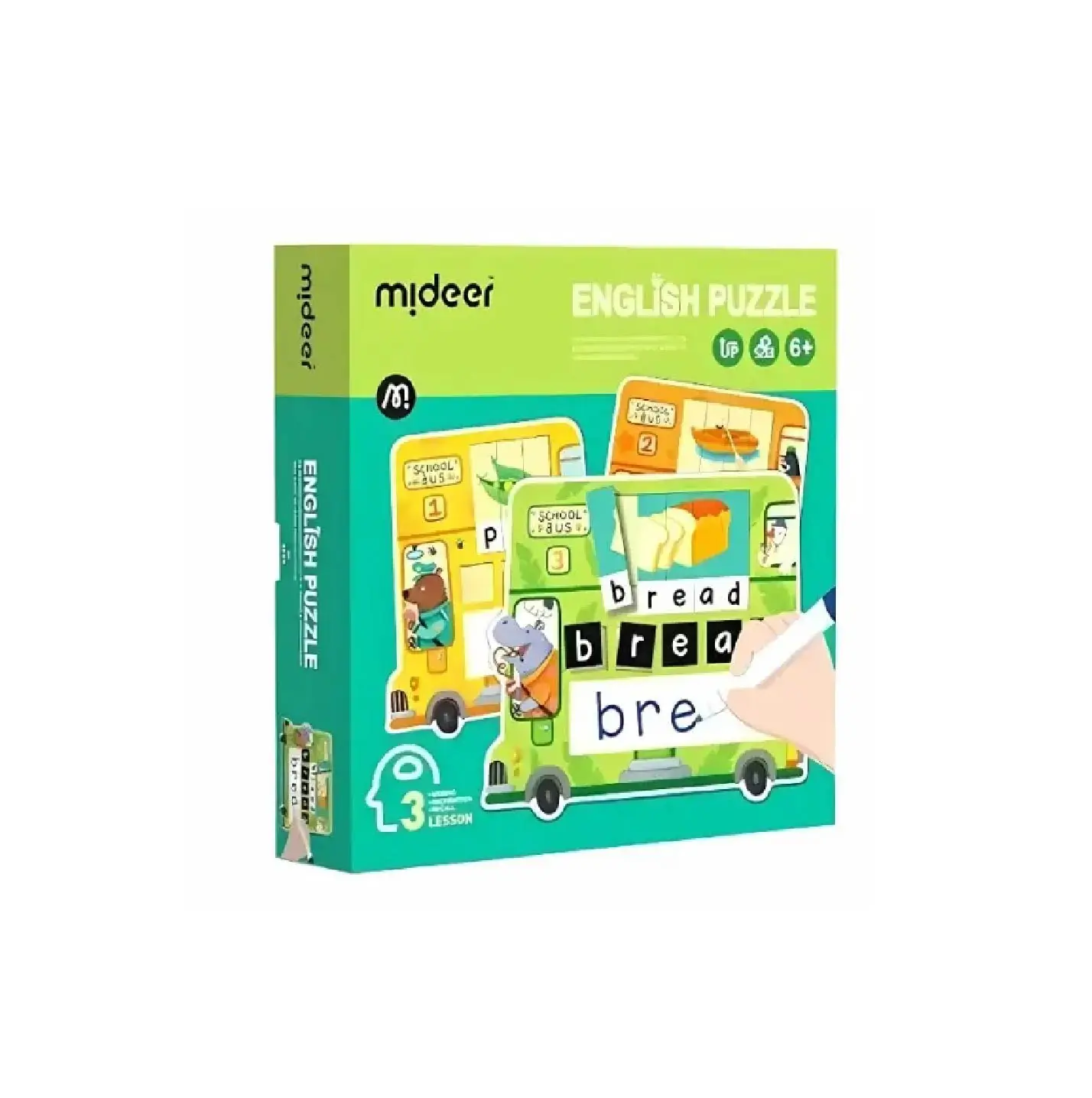 English puzzle, by Mideer, puzzles, ages 6+