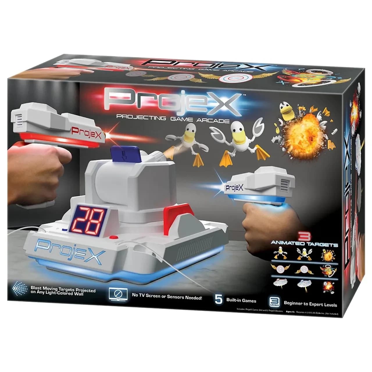 Laser X - Projex Image Projection Arcade Game, by Laser X, games, ages 5+