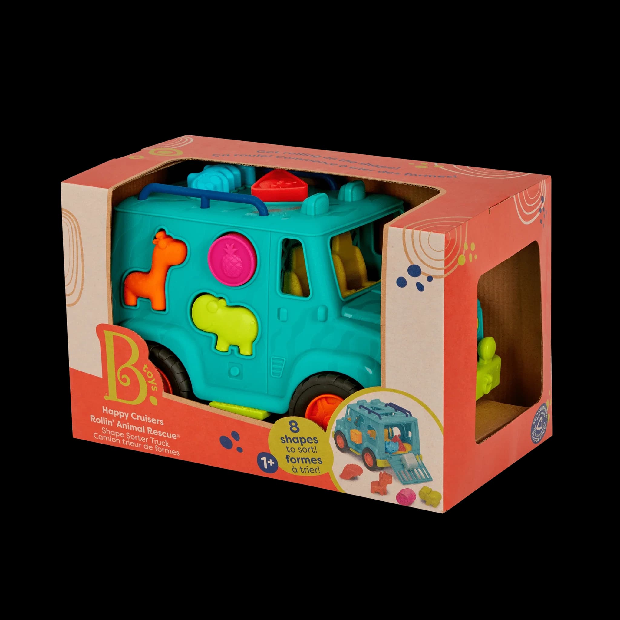 B.Toys - Happy Cruisers - Rollin' Animal Rescue, babies, 12 months+