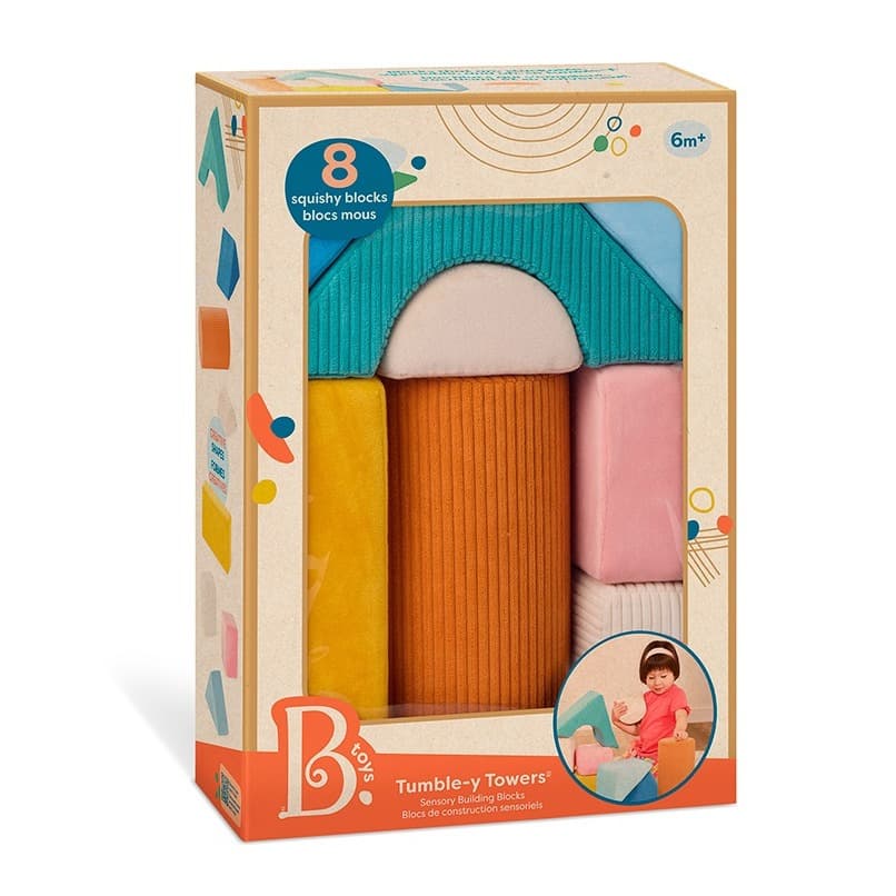 B.Toys - Tumble-y Towers, babies, 6 months+